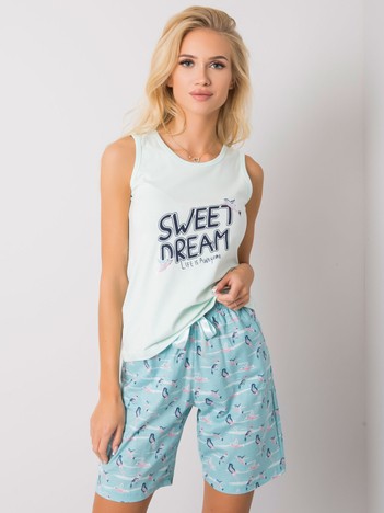 Mint Women's Two Piece Pyjamas