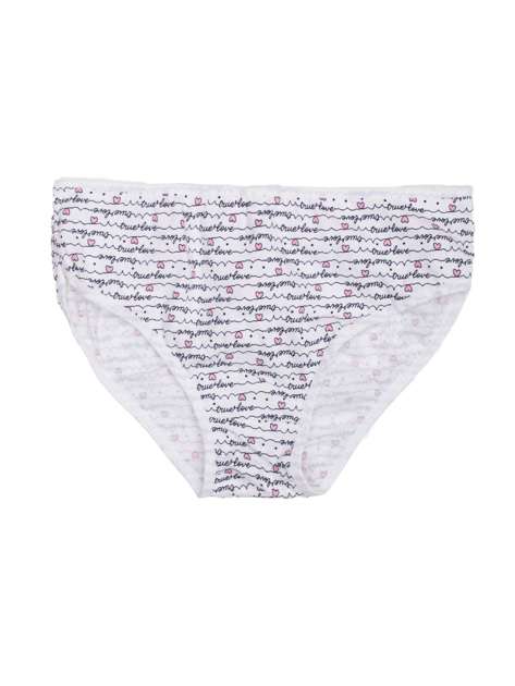 Ecru panties for girls cotton